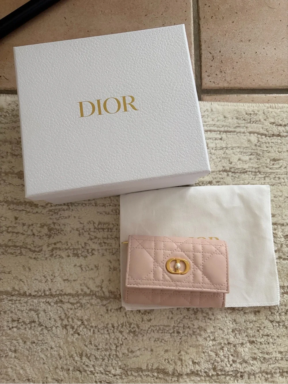 Christian Dior Jolie Glycine Wallet Powder Pink
